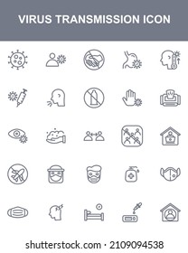 virus sick icon set pack bundle