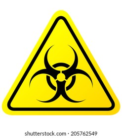 Virus sign vector on white background