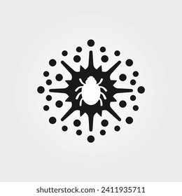 Virus spread icon - Simple Vector Illustration