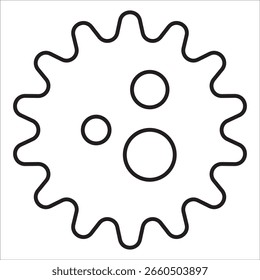 Virus-Stock-Symbol Oulinvektor