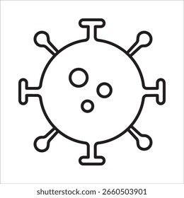 Virus-Stock-Symbol Oulinvektor