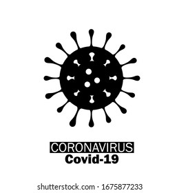 Virus Strain Model of Novel Coronavirus 2019-nCoV Covid-19. Virus Pandemic Protection Concept