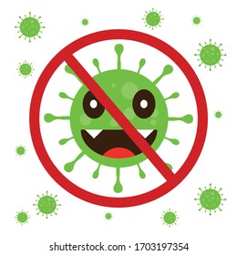 A virus that destroys the body's immunity and causes illness, which is the spread of the virus,Virus.Computer,microbiology concept. Disease germ, pathogen organism, infectious micro virology.