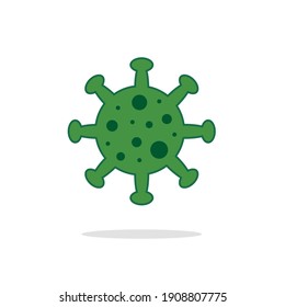 A virus that destroys the body's immunity and causes illness, which is the spread of the virus,Virus.Computer,microbiology concept. Disease germ, pathogen organism, infectious micro virology.