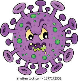 Virus theme image - eps10 vector illustration.