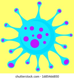 Virus Vector Corona Virus Bacteri flu 