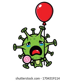Vektorillustration-Design mit einem Ballon