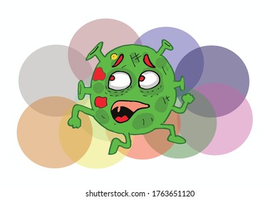 virus vector design. illustration. eps10