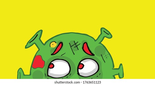 virus vector design. illustration. eps10