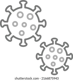 Virus vector icon. Can be used for printing, mobile and web applications.