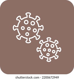 Virus vector icon. Can be used for printing, mobile and web applications.