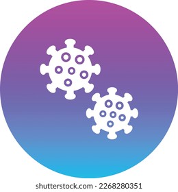 Virus vector icon. Can be used for printing, mobile and web applications.
