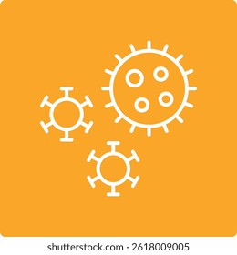 Virus vector icon. Can be used for printing, mobile and web applications.
