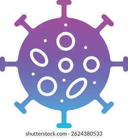 Virus vector icon. Can be used for printing, mobile and web applications.