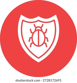Ilustração de design de ícone de vetor de vírus