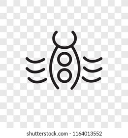 Virus vector icon isolated on transparent background, Virus logo concept