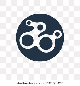 Virus vector icon isolated on transparent background, Virus transparency concept can be used web and mobile