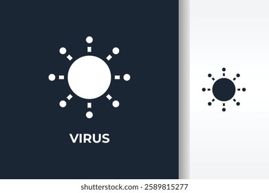 Virus Vector, Icon Or Logo Sign Isolated Symbol Illustration