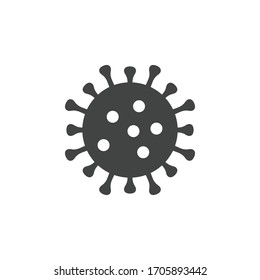  Icono de vector de virus. Infección respiratoria.
Enfermedad del coronavirus Covid-19.