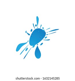 virus vector icon template illustration