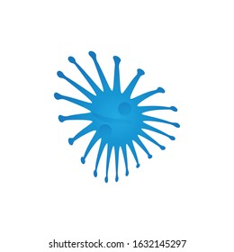 virus vector icon template illustration