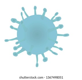 Virus. ilustración vectorial