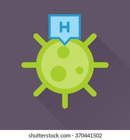 Virus vector illustration