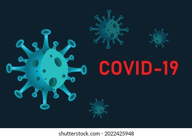 virus vector illustration for background