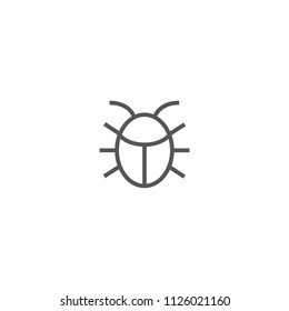 Virus vector in illustration icon concept.
