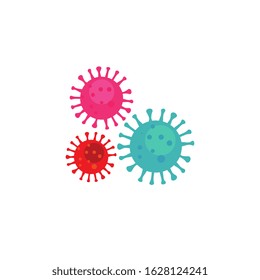 Virus vector illustration icon template design