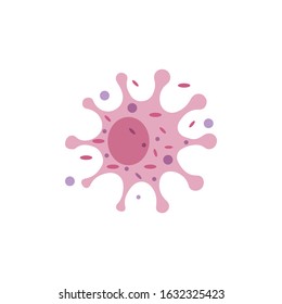 Virus vector illustration icon template design