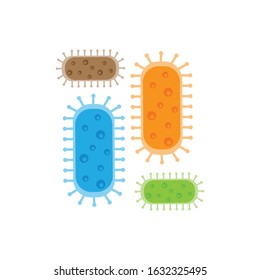 Virus vector illustration icon template design