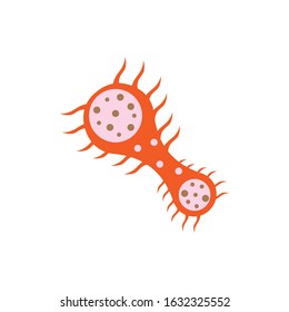 Virus vector illustration icon template design