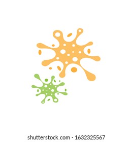 Virus vector illustration icon template design