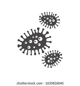 Virus vector illustration icon template design