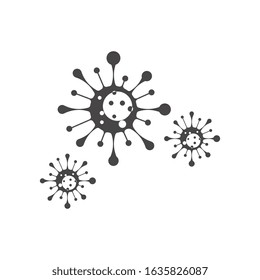 Virus vector illustration icon template design