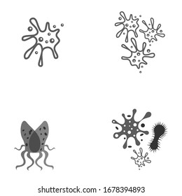 Virus vector illustration icon template design