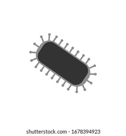 Diseño de plantillas de icono de ilustración de vector de virus