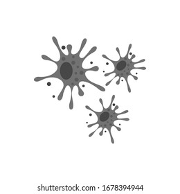 Virus vector illustration icon template design