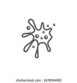 Virus vector illustration icon template design