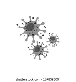 Virus vector illustration icon template design