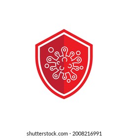 Virus vector illustration icon template design