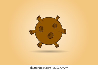 Virus vector and shadow can be used for design or background
