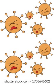 virus are wandering in the air.