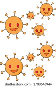 virus are wandering in the air.