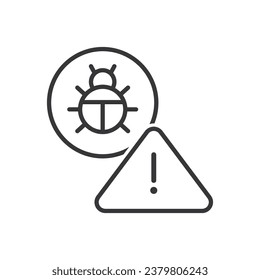 Virus Warning Icon - Malware Icon