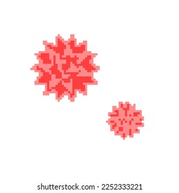 Ilustración de virus.Vector fácil de editar.