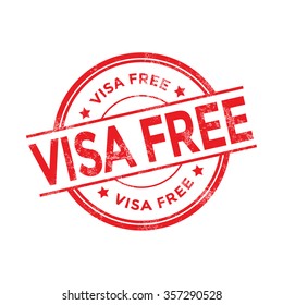 Visa free stamp