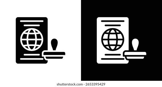 Silhueta preta do ícone do Visa para web, e aplicativo móvel