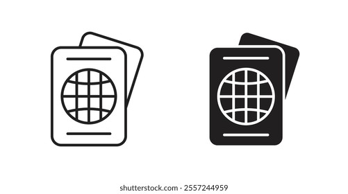 Visa Icon set. vector illustration set